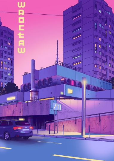 Miasto - z&nbsp;widokiem na&nbsp;wrocławską architekturę. Wystawa plakatów Jana Jerzmańskiego / zdjęcie nr: 12