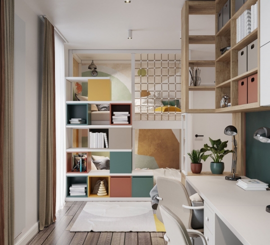 Tu mieszka kolor! Apartament w&nbsp;Krakowie autorstwa MIKOŁAJSKAstudio / zdjęcie nr: 10