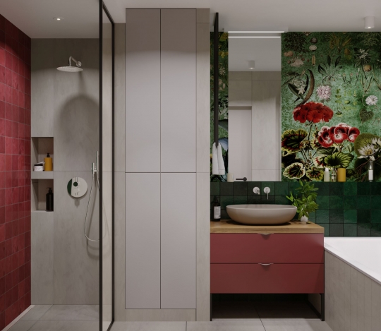 Tu mieszka kolor! Apartament w&nbsp;Krakowie autorstwa MIKOŁAJSKAstudio / zdjęcie nr: 6