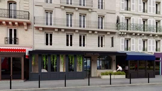 Projekt butikowego hotelu w Paryżu Projekt butikowego hotelu w Paryżu