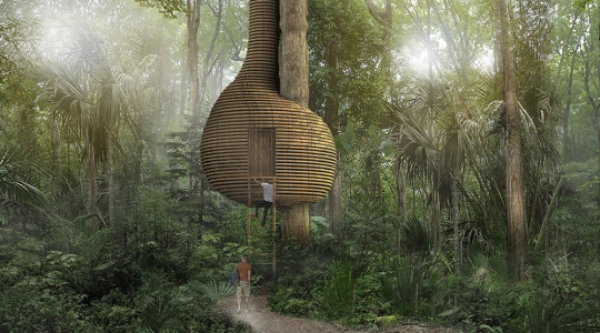 Wyniki konkursu Cambodia Remote Hideout Huts / zdjęcie nr: 3 Wyniki konkursu Cambodia Remote Hideout Huts / zdjęcie nr: 3