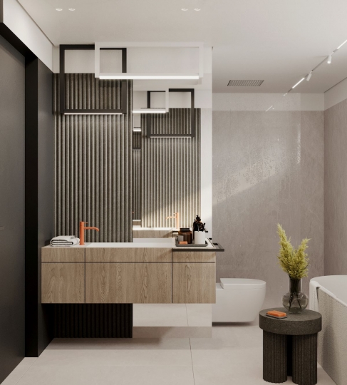 Kraina beżu i&nbsp;elegancji. Projekt domu dla czteroosobowej rodziny / zdjęcie nr: 8