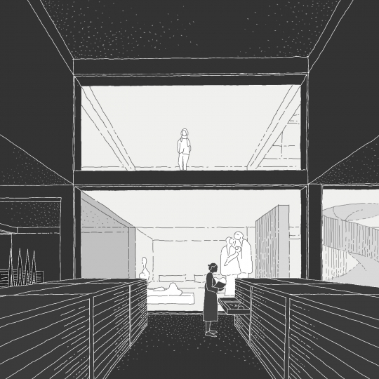 Projekt rozbudowy Muzeum Narodowego w&nbsp;Warszawie. Pracownia P2PA zajmuje I&nbsp;miejsce w&nbsp;konkursie! / zdjęcie nr: 16