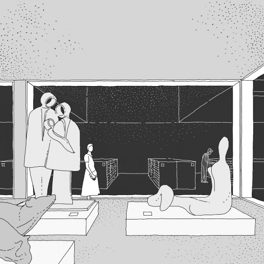 Projekt rozbudowy Muzeum Narodowego w&nbsp;Warszawie. Pracownia P2PA zajmuje I&nbsp;miejsce w&nbsp;konkursie! / zdjęcie nr: 17