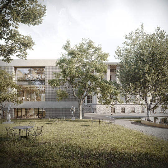 Projekt rozbudowy Muzeum Narodowego w&nbsp;Warszawie. Pracownia P2PA zajmuje I&nbsp;miejsce w&nbsp;konkursie! / zdjęcie nr: 2