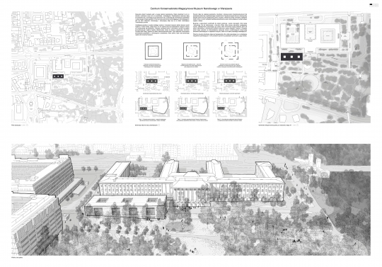 Projekt rozbudowy Muzeum Narodowego w&nbsp;Warszawie. Pracownia P2PA zajmuje I&nbsp;miejsce w&nbsp;konkursie! / zdjęcie nr: 6