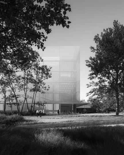 Nowoczesny ośrodek koncertowy zwrócony ku Wiśle. Projekt WXCA z&nbsp;III nagrodą w&nbsp;konkursie architektonicznym Akademii Muzycznej im. Krzysztofa Pendereckiego w&nbsp;Krakowie! / zdjęcie nr: 4