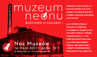 Włącz neon Syrenka na Noc Muzeów Włącz neon Syrenka