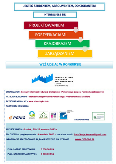 Fortyfikacje Gdańska i Pomorza Kultura Autentyczności - edycja IV Fortyfikacje Gdańska i Pomorza Kultura Autentyczności - edycja IV