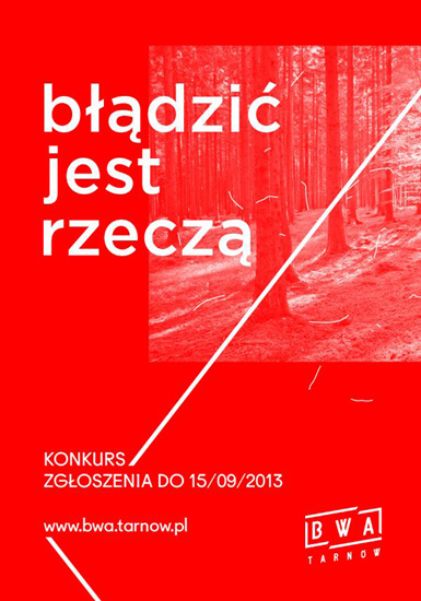 Konkurs - Błądzić jest rzeczą Konkurs - Błądzić jest rzeczą