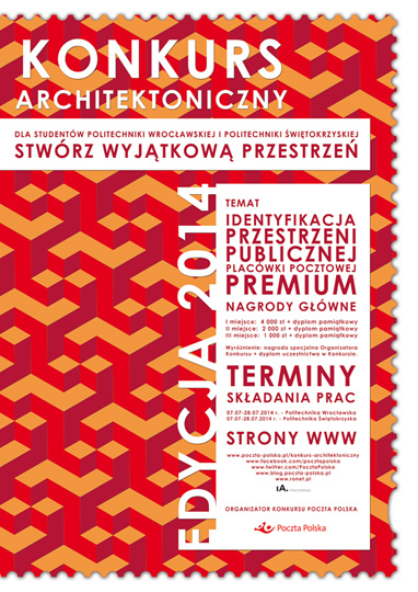 Poczta Polska ogłasza konkurs na projekt aranżacji wnętrz placówki PREMIUM Poczta Polska ogłasza konkurs na projekt aranżacji wnętrz placówki PREMIUM