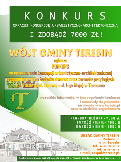 Konkurs na opracowanie koncepcji architektonicznej dworca PKP oraz zagospodarowania terenów przyległych / zdjęcie nr: 1 Konkurs na opracowanie koncepcji architektonicznej dworca PKP oraz zagospodarowania terenów przyległych / zdjęcie nr: 1