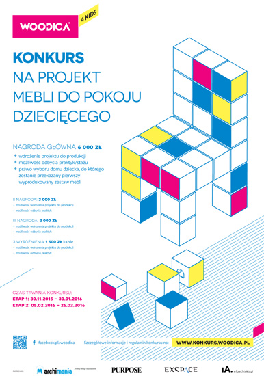 Ruszył konkurs na projekt kolekcji mebli dziecięcych - Woodica4kids Ruszył konkurs na projekt kolekcji mebli dziecięcych - Woodica4kids