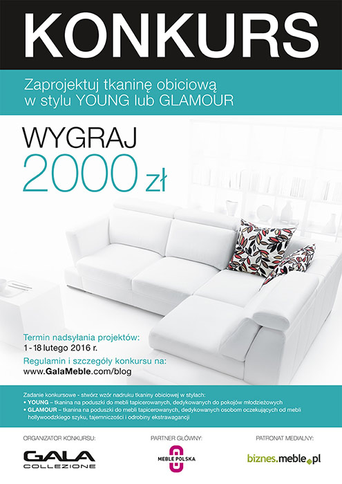 Zaprojektuj tkaninę na poduszkę w stylu YOUNG i GLAMOUR Zaprojektuj tkaninę na poduszkę w stylu YOUNG i GLAMOUR