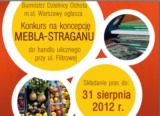 Projekt mebla-straganu do całorocznego handlu Projekt mebla-straganu do całorocznego handlu