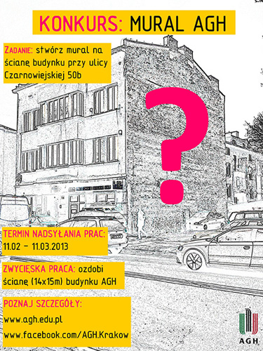 Startuje konkurs Mural AGH Startuje konkurs Mural AGH