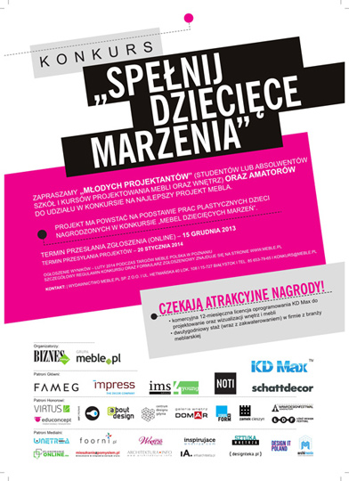 NOTI patronem konkursu SPEŁNIJ DZIECIĘCE MARZENIA 2014 NOTI patronem konkursu SPEŁNIJ DZIECIĘCE MARZENIA 2014