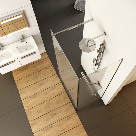 Walk-In RAVAK - jedyna przestrzeń prysznicowa, którą dopasujesz do swoich potrzeb / zdjęcie nr: 2 Walk-In RAVAK - jedyna przestrzeń prysznicowa, którą dopasujesz do swoich potrzeb / zdjęcie nr: 2