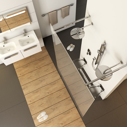 Walk-In RAVAK - jedyna przestrzeń prysznicowa, którą dopasujesz do swoich potrzeb / zdjęcie nr: 3 Walk-In RAVAK - jedyna przestrzeń prysznicowa, którą dopasujesz do swoich potrzeb / zdjęcie nr: 3