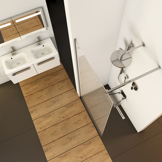 Walk-In RAVAK - jedyna przestrzeń prysznicowa, którą dopasujesz do swoich potrzeb / zdjęcie nr: 5 Walk-In RAVAK - jedyna przestrzeń prysznicowa, którą dopasujesz do swoich potrzeb / zdjęcie nr: 5