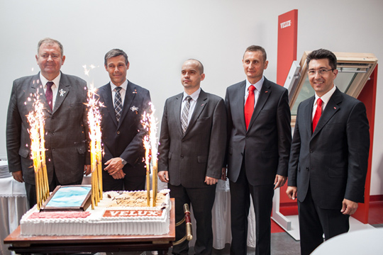 15-lecie rozpoczęcia produkcji VELUX w Gnieźnie 15-lecie rozpoczęcia produkcji VELUX w Gnieźnie