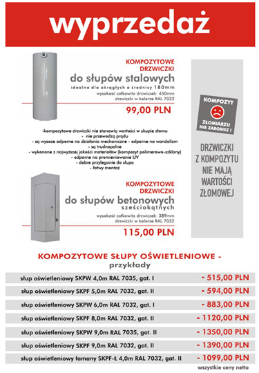 ALUMAST rusza z wyprzedażami - cz.2 ALUMAST rusza z wyprzedażami - cz.2