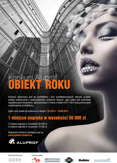 Konkurs architektoniczny "Obiekt Roku w systemach Aluprof" wystartował! Konkurs architektoniczny "Obiekt Roku w systemach Aluprof" wystartował!