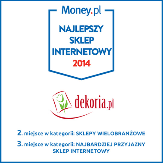 Dekoria.pl z podwójnym wyróżnieniem w rankingu Money.pl Dekoria.pl z podwójnym wyróżnieniem w rankingu Money.pl