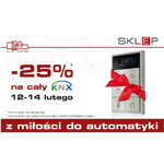 Z miłości do automatyki super promocja -25% na cały asortyment KNX.