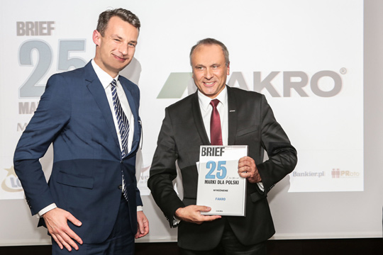 FAKRO laureatem Marki dla Polski / zdjęcie nr: 3