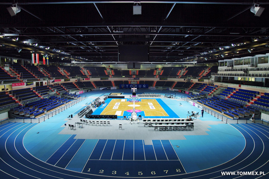 Nagłośnienie hali sportowo-widowiskowej w Toruniu / zdjęcie nr: 1 Nagłośnienie hali sportowo-widowiskowej w Toruniu / zdjęcie nr: 1
