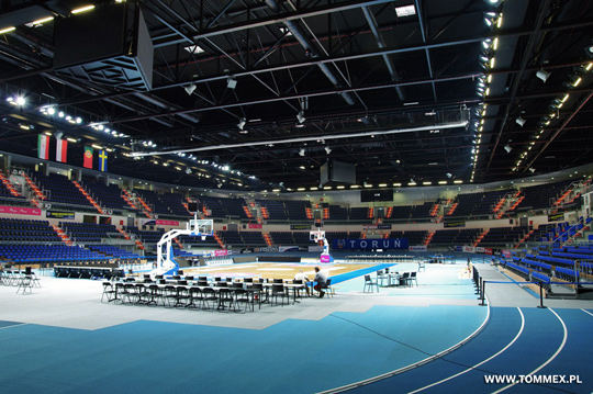 Nagłośnienie hali sportowo-widowiskowej w Toruniu / zdjęcie nr: 2 Nagłośnienie hali sportowo-widowiskowej w Toruniu / zdjęcie nr: 2