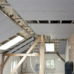 Ogrzewanie ścienne i sufitowe w technologii suchej zabudowy Uponor Renovis w secesyjnej willi w Lipsku