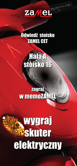 Zagraj w memoZAMEL na targach ENERGETAB i wygraj skuter elektryczny! Zagraj w memoZAMEL na targach ENERGETAB i wygraj skuter elektryczny!