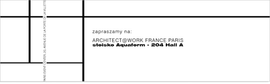 Lampy Aquaform na Architect at Work Paris Lampy Aquaform na Architect at Work Paris