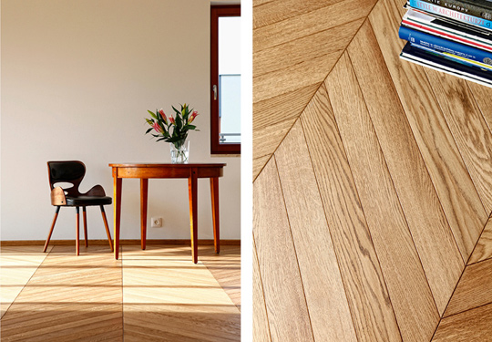 Wrześniowe promocje KOPP - parkiet jodełka francuska taniej o&nbsp;30% / zdjęcie nr: 2