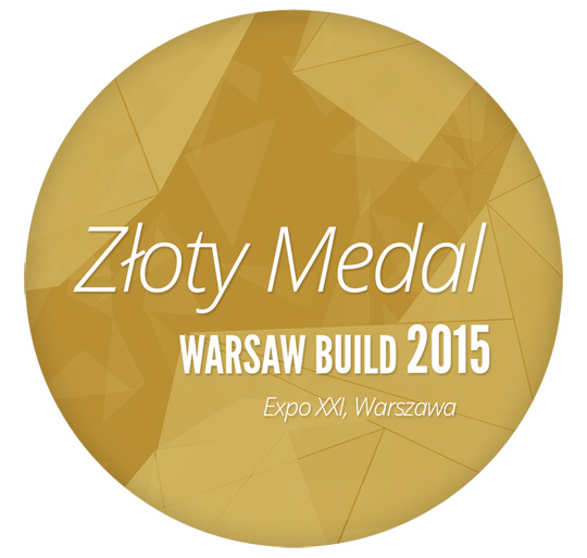 ZŁOTY MEDAL WARSAW BUILD 2015 dla marki RAVAK ZŁOTY MEDAL WARSAW BUILD 2015 dla marki RAVAK