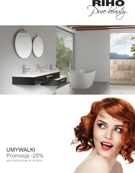 PROMOCJA RIHO - UMYWALKI minus 25%!