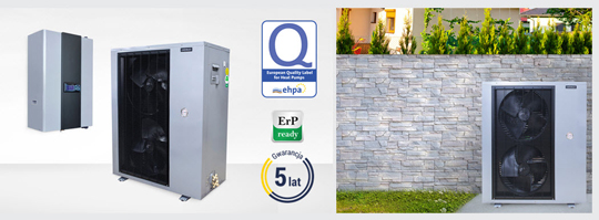 Europejski Znak Jakości EHPA-Q dla pompy ciepła PCCO SPLIT 13kW