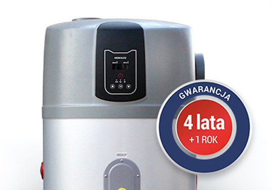 Nowy typoszereg podgrzewaczy wody z&nbsp;pompą ciepła PCWU z&nbsp;4-letnią gwarancją w&nbsp;standardzie
