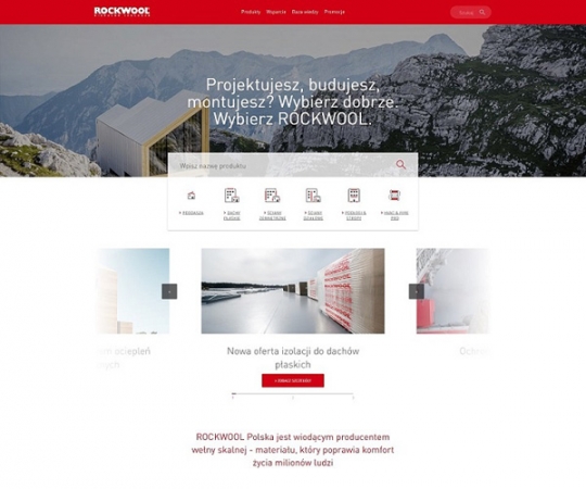Obraz i doświadczenie użytkownika – ROCKWOOL z nowoczesnym serwisem internetowym / zdjęcie nr: 1 Obraz i doświadczenie użytkownika – ROCKWOOL z nowoczesnym serwisem internetowym / zdjęcie nr: 1