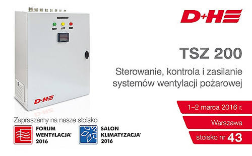 TSZ 200 - sterowanie, kontrola i zasilanie systemów wentylacji pożarowej TSZ 200 - sterowanie, kontrola i zasilanie systemów wentylacji pożarowej
