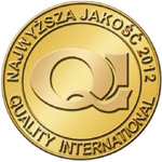 Złote Godło Najwyższa Jakość Quality International 2012 dla Nanosystemu do klinkieru marki ALPOL