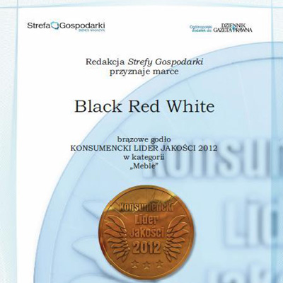 Black Red White Konsumenckim Liderem Jakości 2012 Black Red White Konsumenckim Liderem Jakości 2012