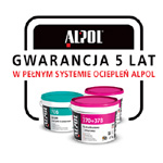 Systemy ociepleń Alpol - 5-cio letnia gwarancja jakości
