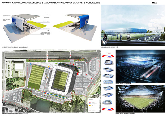 Rozstrzygnięto konkurs na nowy stadion Chorzowskiego Ruchu Rozstrzygnięto konkurs na nowy stadion Chorzowskiego Ruchu