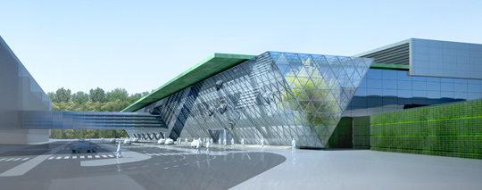 Nowy terminal na lotnisku Kraków Airport Nowy terminal na lotnisku Kraków Airport