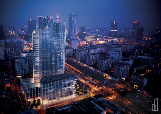 Mennica Legacy Tower - 32-piętrowy biurowiec klasy A+ Mennica Legacy Tower - 32-piętrowy biurowiec klasy A+