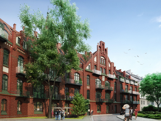 „Lofty przy fosie” na Bulwarze Staromiejskim – luksusowe apartamenty na miarę od i2 Development / zdjęcie nr: 2 „Lofty przy fosie” na Bulwarze Staromiejskim – luksusowe apartamenty na miarę od i2 Development / zdjęcie nr: 2