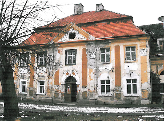 Skrzydło płn. zach. Zespołu pałacowego w Goszczu. Skrzydło płn. zach. Zespołu pałacowego w Goszczu.